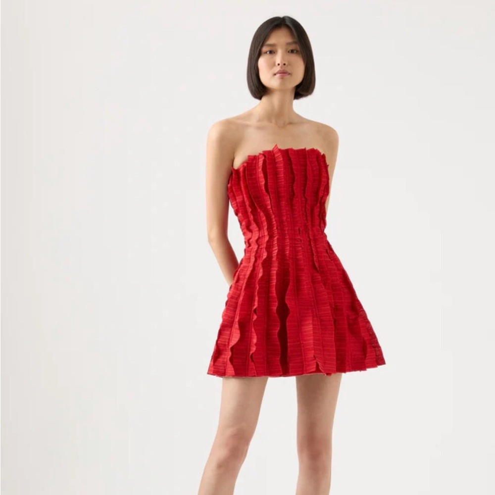 Aje Hybrid Sleeveless Mini Dress